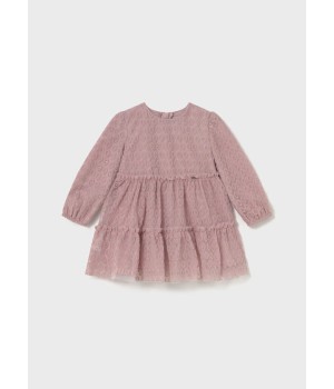 Φόρεμα βελούδινο σταμπωτό Φόρεμα βελούδινο σταμπωτό