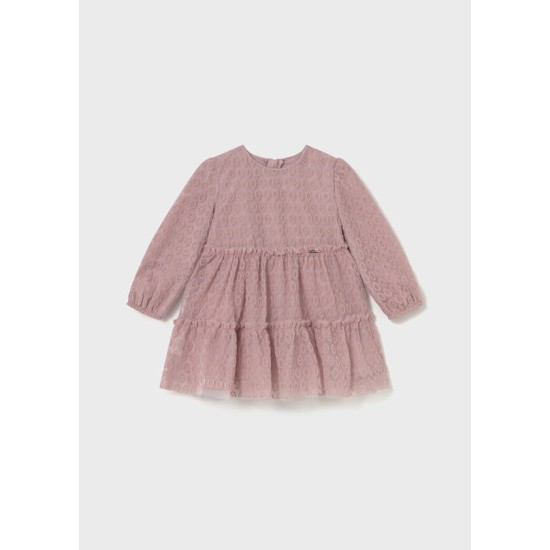 Φόρεμα βελούδινο σταμπωτό Φόρεμα βελούδινο σταμπωτό