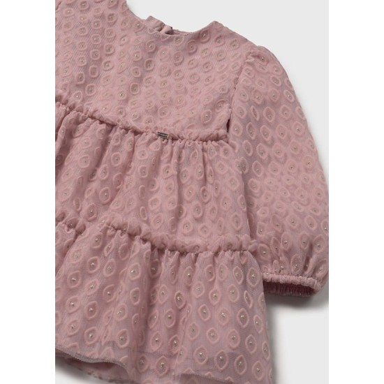 Φόρεμα βελούδινο σταμπωτό Φόρεμα βελούδινο σταμπωτό