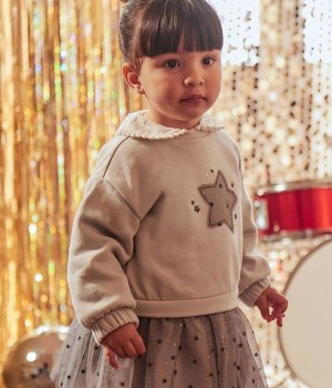 Φόρεμα συνδυασμένο τούλι Φόρεμα συνδυασμένο τούλι