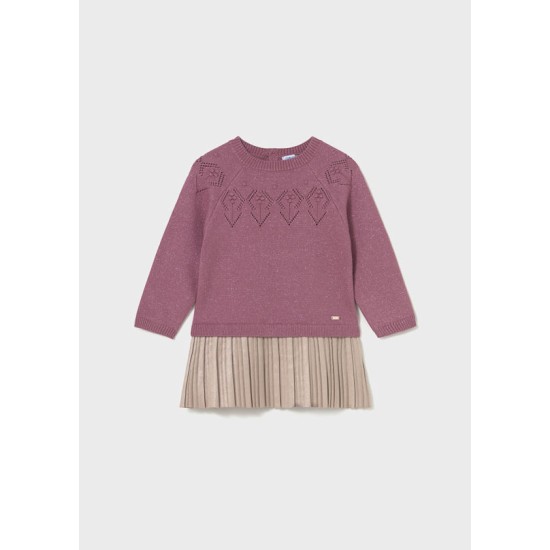 Φόρεμα συνδυασμένο πλεκτό Φόρεμα συνδυασμένο πλεκτό