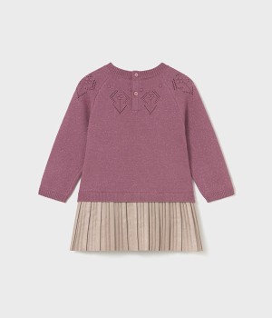 Φόρεμα συνδυασμένο πλεκτό Φόρεμα συνδυασμένο πλεκτό