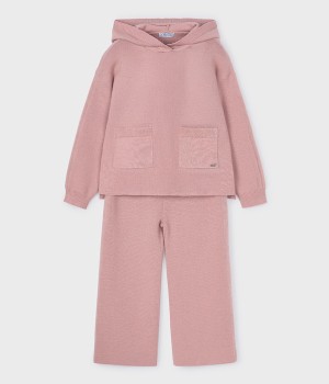 Σετ παντελόνι μακρύ πλεκτό Σετ παντελόνι μακρύ πλεκτό