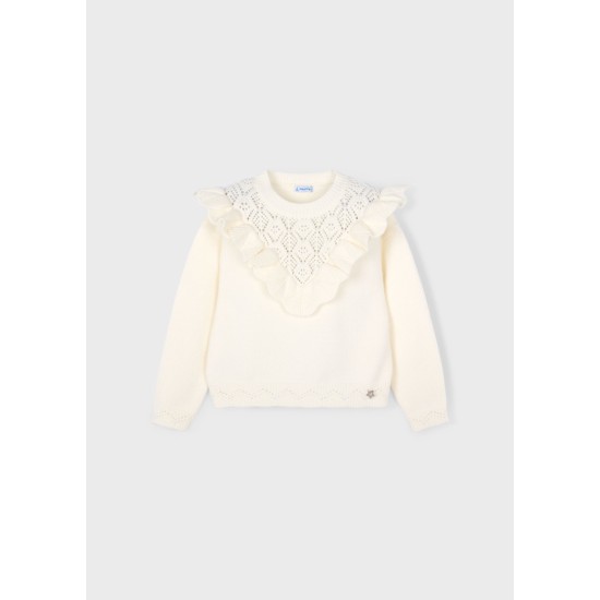 Ζέρσευ πλεκτό διάτρητο Ζέρσευ πλεκτό διάτρητο